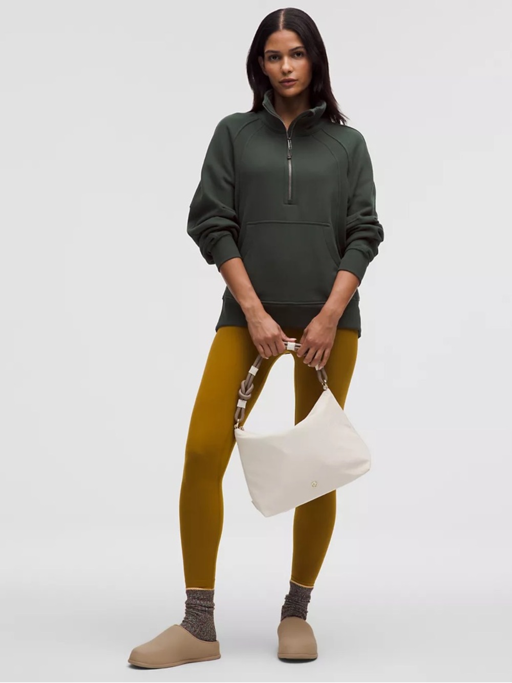 Lululemon Scuba Oversized Funnel-Neck Half Zip-Long